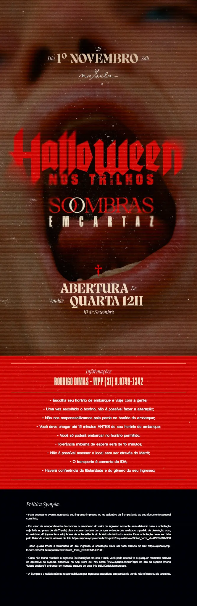 Halloween nos Trilhos Poster